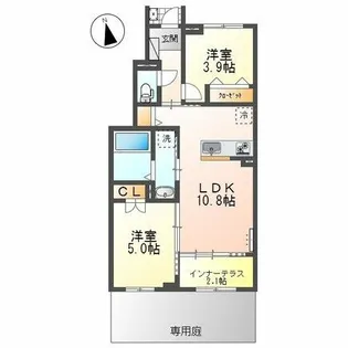 Anniversary 80【1階】の間取り