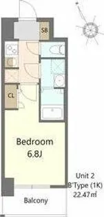 S-RESIDENCE堺浜寺broad【502号室】の間取り