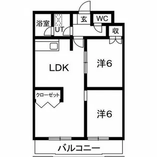 レジデンス東刈谷【1階】の間取り