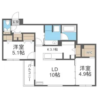Leialii511【2階】の間取り
