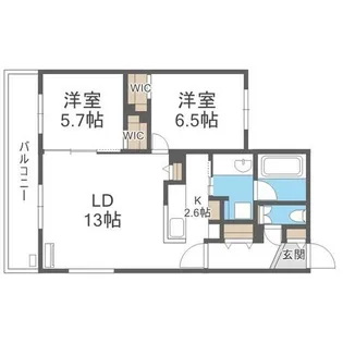 Leialii511【2階】の間取り