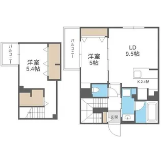 Leialii511【2階】の間取り