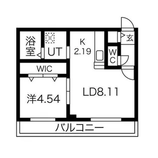 カレラ平岸【5階】の間取り