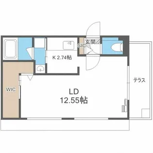 Fran豊平【1階】の間取り