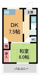 ナカムラニューハイツ【3階】の間取り