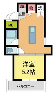 キャトルセゾン【3階】の間取り