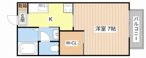 セファミ 法人寮【0102号室】の間取り