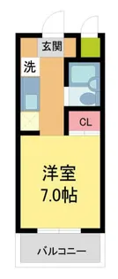 パールハイツ有岡【302号室】の間取り