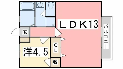 シティ青山【205号室】の間取り