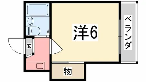 Smile 城北新町 南棟【206号室】の間取り