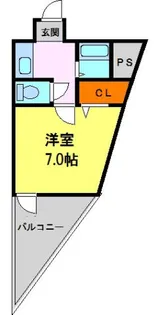 IBKHOUSEII【401号室】の間取り