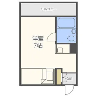 ブードワール【56号室】の間取り