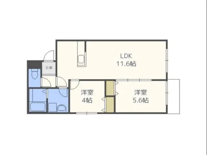 ami中の島【4階】の間取り