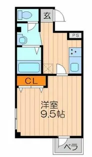 エスト勝山【5階】の間取り