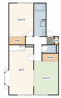 ハイカムール山手【103号室】の間取り