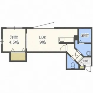 ドマーニ澄川【202号室】の間取り