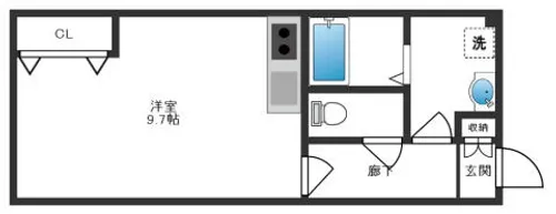 別所エンビィハイツ【1階】の間取り