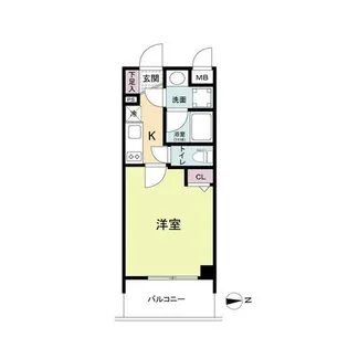 Metrosa南森町【604号室】の間取り