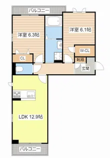 DAINAK T【0205号室】の間取り