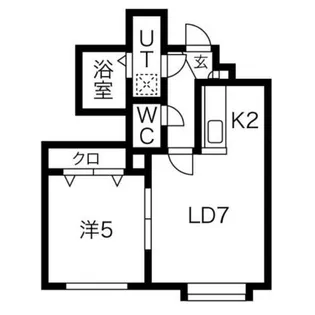 Flora【2階】の間取り