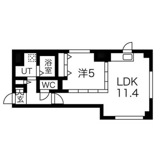 プライムアーバン大通公園1【4階】の間取り