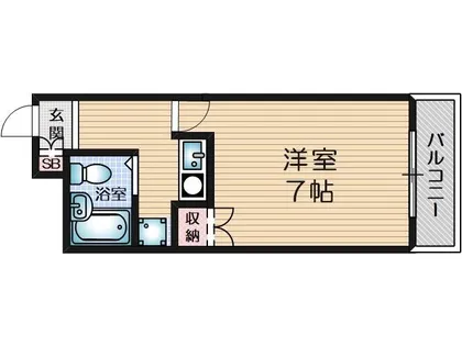 ユニハイツⅡ【202号室】の間取り