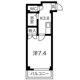 テリーウェストⅠ【3階】の間取り