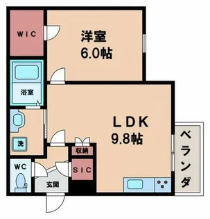 グランツあびこWEST【3階】の間取り