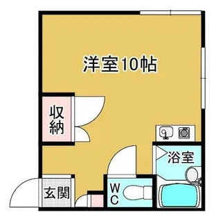 ヤバセハイツ【3階】の間取り