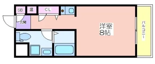 peddy marryⅡ【2階】の間取り