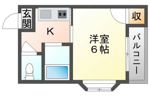 ラウレア門真【3階】の間取り