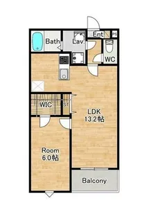 ジーメゾン石津町東ブリシエ【2階】の間取り