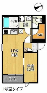 REGALEST SK 清水【1階】の間取り