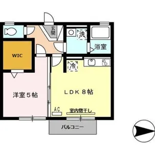 パルアヴェニュー【2階】の間取り