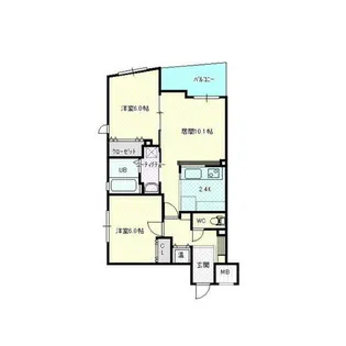 Soleado 南4条【501号室】の間取り