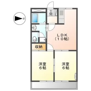 コーポ俊【101号室】の間取り