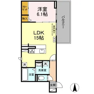 D-avance 花田【3階】の間取り