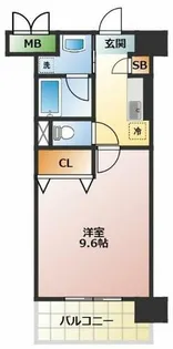 リブェール天城【1階】の間取り