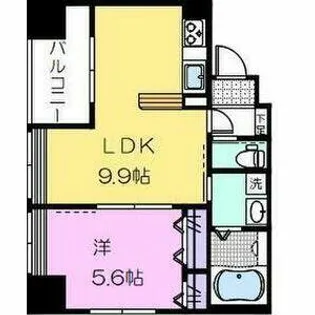 愛知県豊橋市萱町【マンション】の間取り