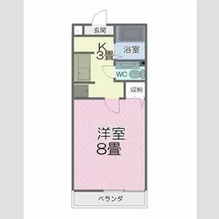 エミール大岩【1階】の間取り