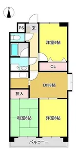 ベガコート【401号室】の間取り