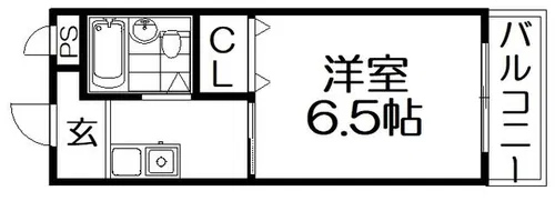 ステイシティ御浜【4階】の間取り