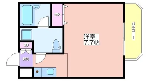 ソレーユ青山【1階】の間取り