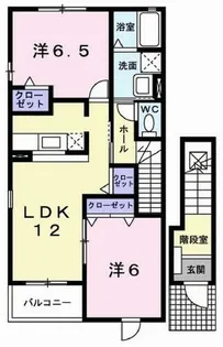 パストラルⅡ【2階】の間取り