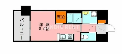 LANDIC K346【11階】の間取り