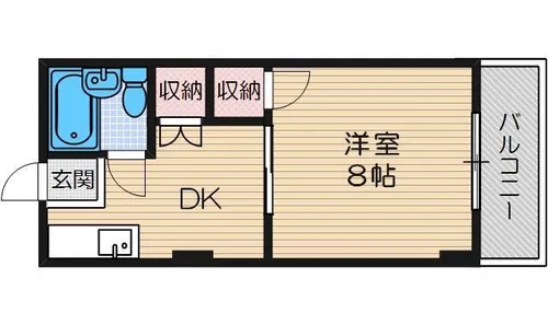 北野ビル【3階】の間取り