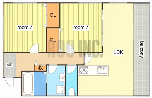 高島ビル【301号室】の間取り