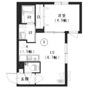 コローレ澄川3-1【1階】の間取り