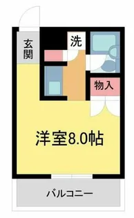 ハイツ天神【103号室】の間取り