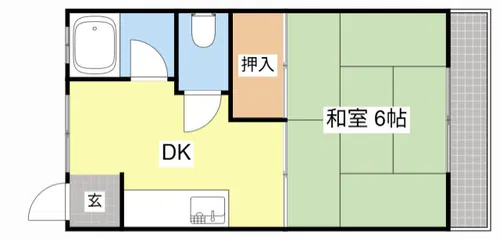 森江マンション【10号室】の間取り